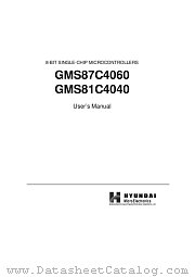 GMS81C4040 datasheet pdf Hynix Semiconductor