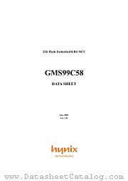 GMS99C58 datasheet pdf Hynix Semiconductor