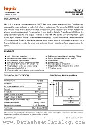 HB7121B datasheet pdf Hynix Semiconductor