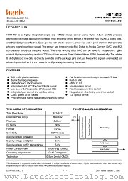 HB7141D datasheet pdf Hynix Semiconductor