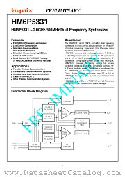 HM6P5331 datasheet pdf Hynix Semiconductor