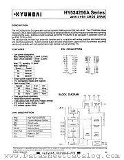 HY534256A datasheet pdf Hynix Semiconductor