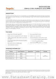 HY57V161610DTC-10I datasheet pdf Hynix Semiconductor