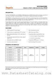 HY57V643220CLT-7 datasheet pdf Hynix Semiconductor