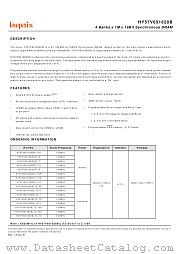 HY57V651620BLTC-10P datasheet pdf Hynix Semiconductor
