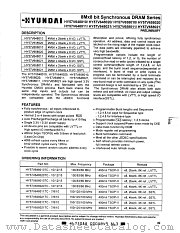 HY57V648020 datasheet pdf Hynix Semiconductor