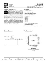 ICS8312AYLFT datasheet pdf Integrated Circuit Solution Inc