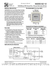 M2006-12 datasheet pdf Integrated Circuit Solution Inc
