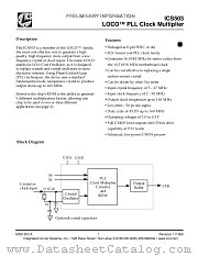 ICS503 datasheet pdf Integrated Circuit Systems