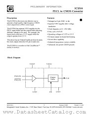 ICS508-DWF datasheet pdf Integrated Circuit Systems