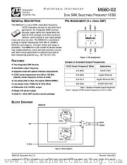M660-02-AL datasheet pdf Integrated Circuit Systems