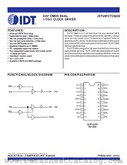 IDT49FCT20805 datasheet pdf IDT