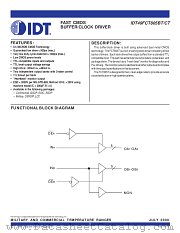 IDT49FCT805T datasheet pdf IDT