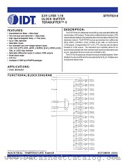 IDT5T9316 datasheet pdf IDT