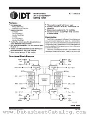 IDT7052 datasheet pdf IDT
