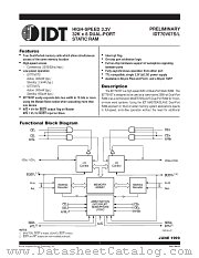 IDT70V07 datasheet pdf IDT