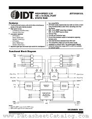 IDT70V261 datasheet pdf IDT