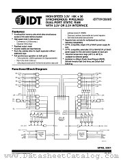 IDT70V3569 datasheet pdf IDT