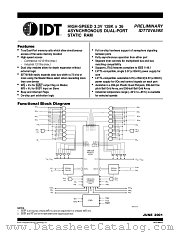IDT70V659 datasheet pdf IDT
