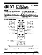 IDT70V7288 datasheet pdf IDT