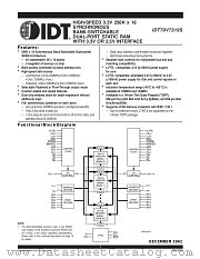 IDT70V7319 datasheet pdf IDT