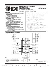 IDT70V7399 datasheet pdf IDT