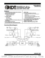 IDT70V9179 datasheet pdf IDT