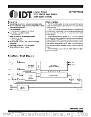 IDT71V256 datasheet pdf IDT