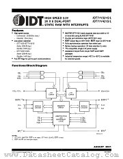 IDT71V321 datasheet pdf IDT