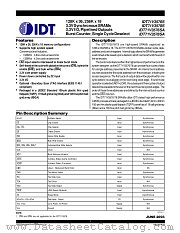 IDT71V3576 datasheet pdf IDT