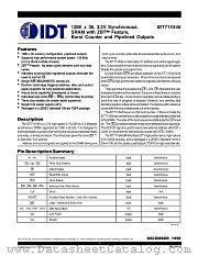 IDT71V546 datasheet pdf IDT