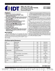 IDT71V65602 datasheet pdf IDT