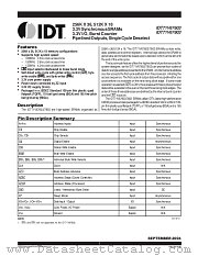 IDT71V67603 datasheet pdf IDT