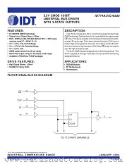 IDT74ALVC16835 datasheet pdf IDT