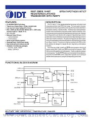 IDT74FCT162511T datasheet pdf IDT