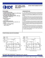 IDT74FCT162652T datasheet pdf IDT