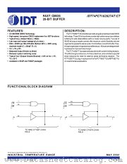 IDT74FCT162827T datasheet pdf IDT