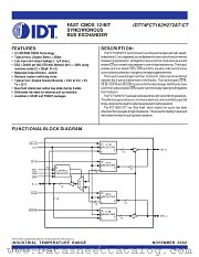 IDT74FCT162H272T datasheet pdf IDT