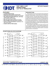 IDT74FCT164245T datasheet pdf IDT
