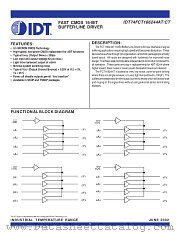 IDT74FCT166244T datasheet pdf IDT