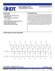 IDT74FCT2373T datasheet pdf IDT