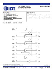 IDT74FCT240 datasheet pdf IDT