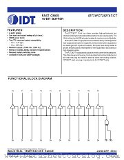 IDT74FCT2827T datasheet pdf IDT