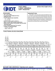 IDT74FCT299T datasheet pdf IDT