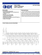IDT74FCT299 datasheet pdf IDT