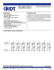 IDT74FCT374T datasheet pdf IDT