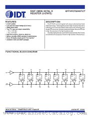 IDT74FCT534T datasheet pdf IDT
