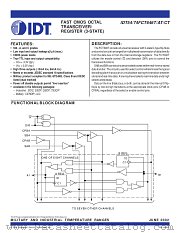 IDT74FCT646T datasheet pdf IDT