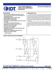 IDT74FCT823 datasheet pdf IDT