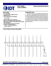 IDT74FCT827T datasheet pdf IDT
